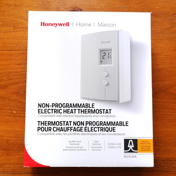 Honeywell Non-Programmable Electric Heat Thermostat, Brand New in Open Box - Picture 1 of 5